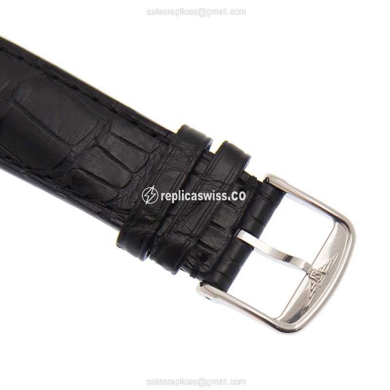 Longines L4.899.4.21.2 Flagship - Automatic - White Dial on Leather Strap - View 4