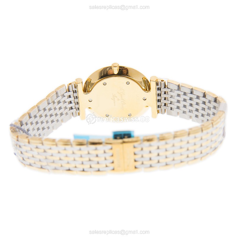Longines L4.512.2.31.7 Replica - Quartz - 18kt Gold & Steel - Beige Dial - View 4