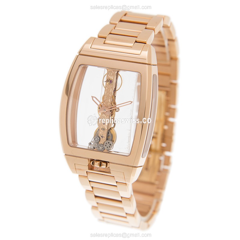 Corum 113.160.55/V100 0000 BRIDGE Manual Wind 18kt Rose Gold - View 3