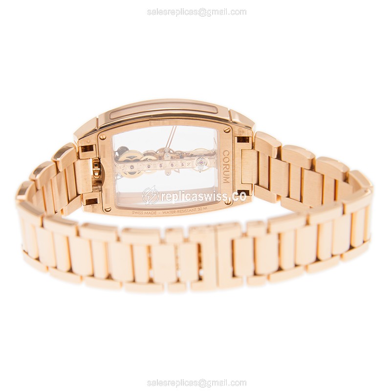 Corum 113.160.55/V100 0000 BRIDGE Manual Wind 18kt Rose Gold - View 4