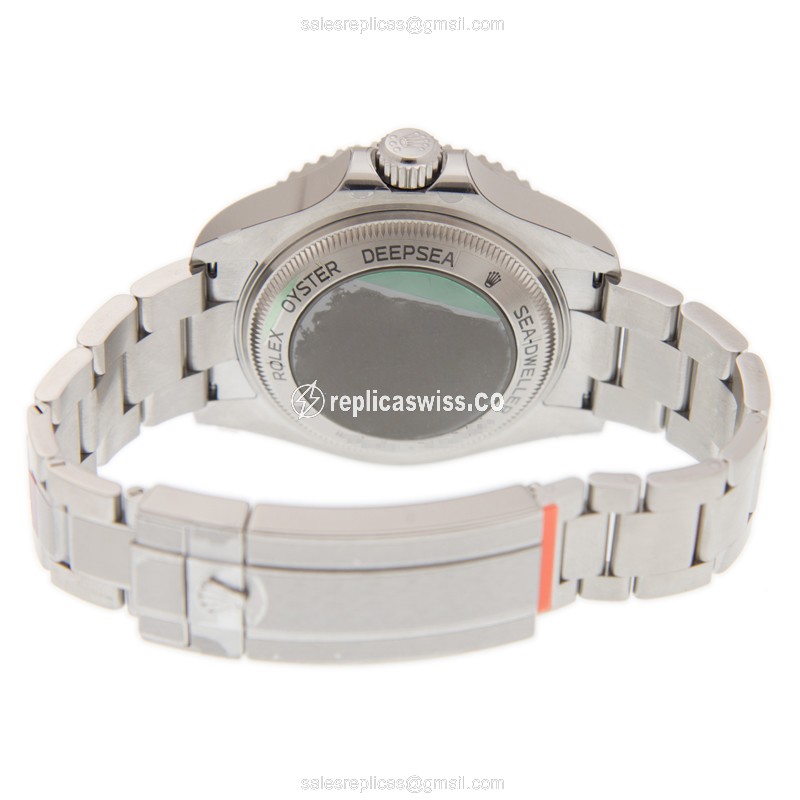 Rolex 126660-0002 DEEP SEA Replica - Automatic - Steel Case, Blue Dial on Silver Steel Strap - View 4