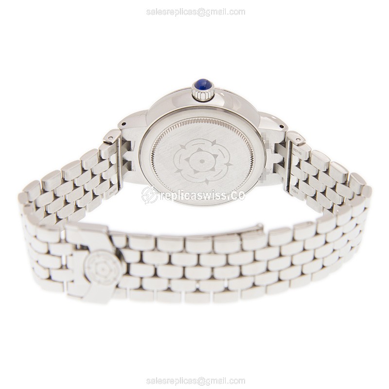 Tudor Clair De Rose Replica - Automatic - Steel Case - White Dial - Silver Steel Band - View 4