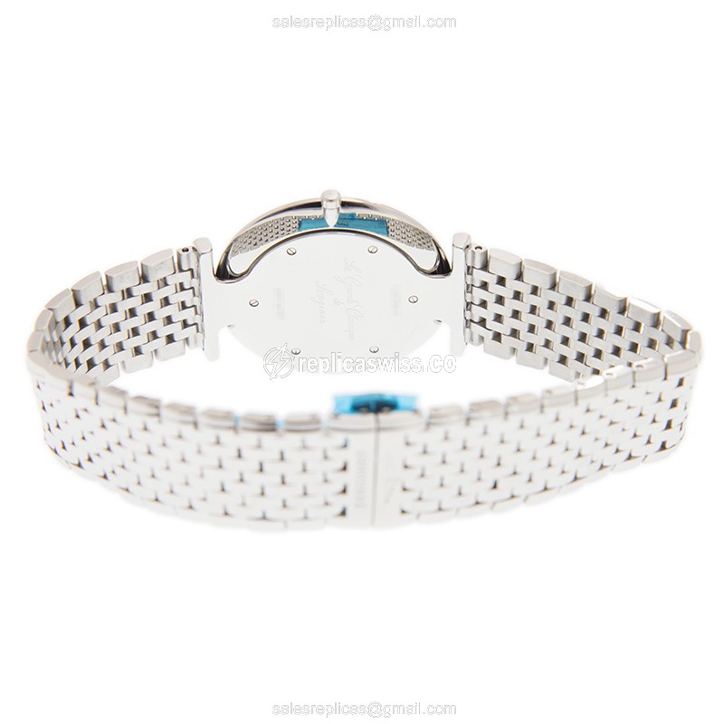 Longines L4.766.4.95.6 Replica - Quartz - Stainless Steel Case - Blue Dial - Silver Steel Strap - View 4