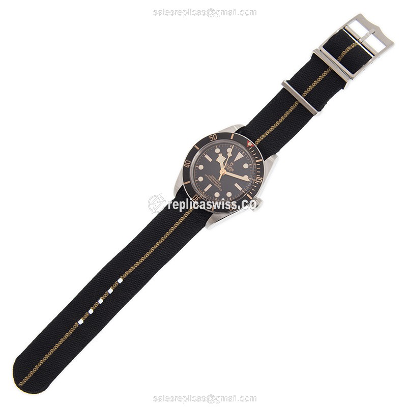 Tudor Black Bay 1958 Automatic - Steel Case - Black Canvas - Buckle Clasp - View 2