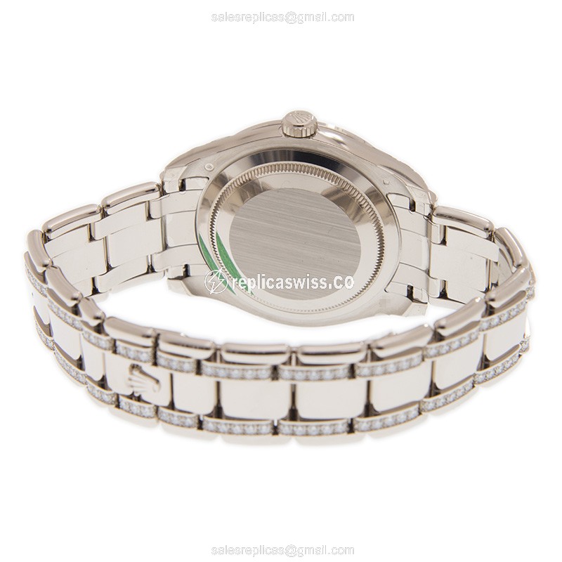 Rolex Datejust Replica - Automatic - 18kt Gold - Purple Dial - View 4