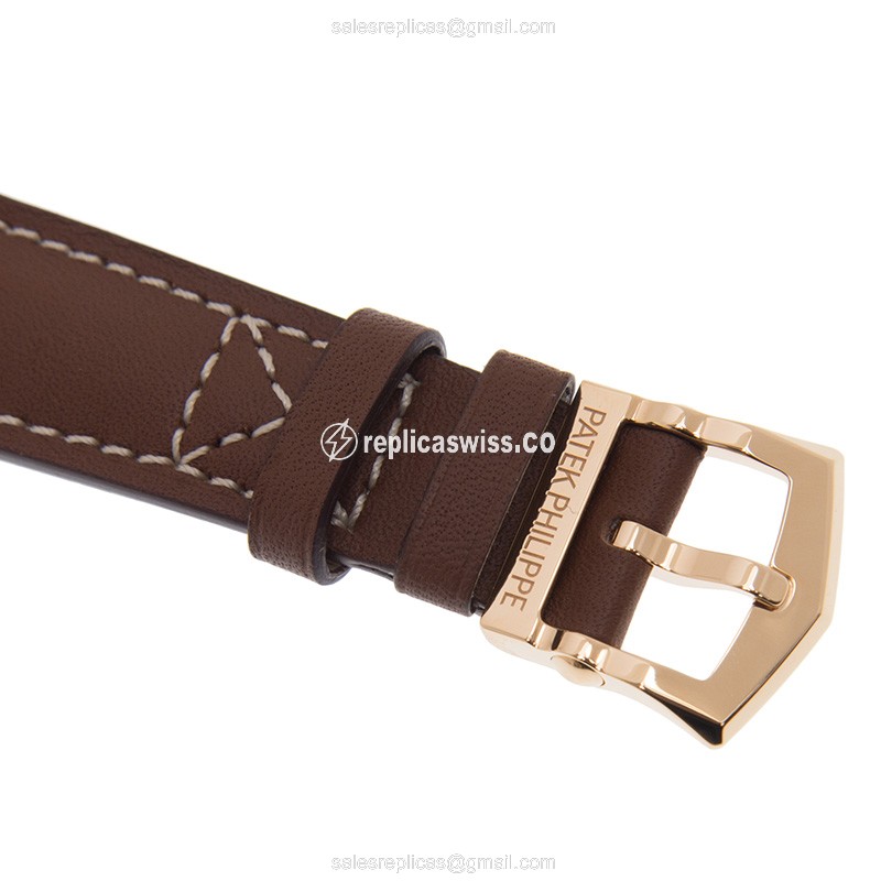 Patek Philippe 7234R-001 Complications - Auto 18kt Rose Gold - Brown Dial, Alligator Brown - View 4