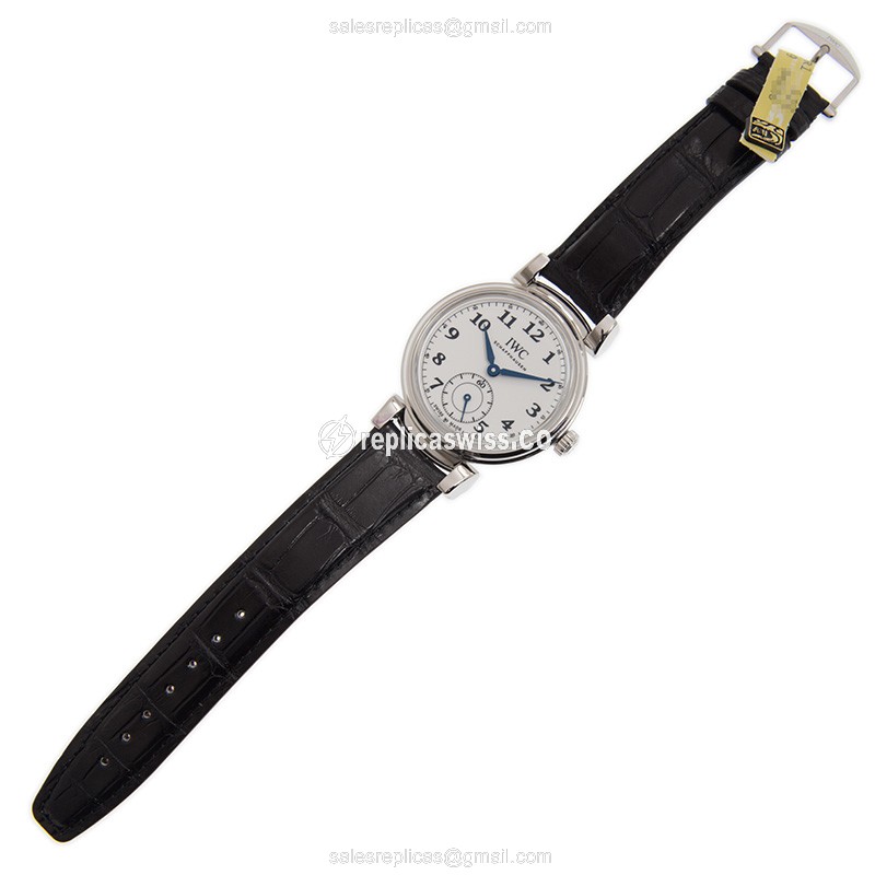 Rolex IW358101 DA VINCI - Automatic - Stainless Steel - White Dial - Alligator Black Buckle - View 2