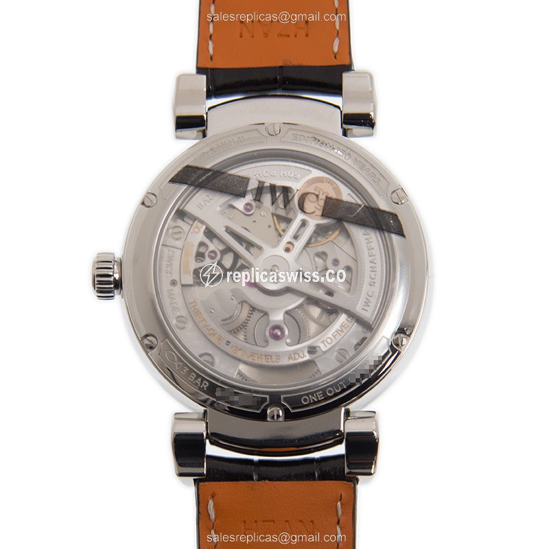 Rolex IW358101 DA VINCI - Automatic - Stainless Steel - White Dial - Alligator Black Buckle - View 3