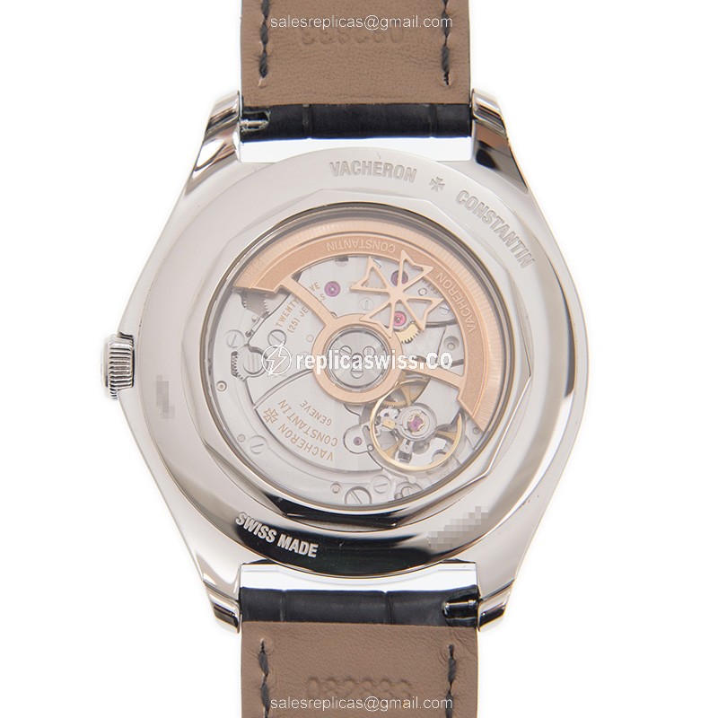 Vacheron Constantin 4600E/000A-B442 FIFTYSIX - Automatic Steel Gray - Black Alligator Buckle - View 3