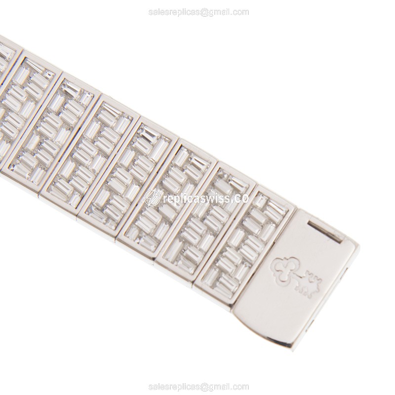 Corum Golden Bridge Replica - Manual - 18kt Gold - Diamond Dial - Transparent - Silver Clasp & Diamond Strap - View 4