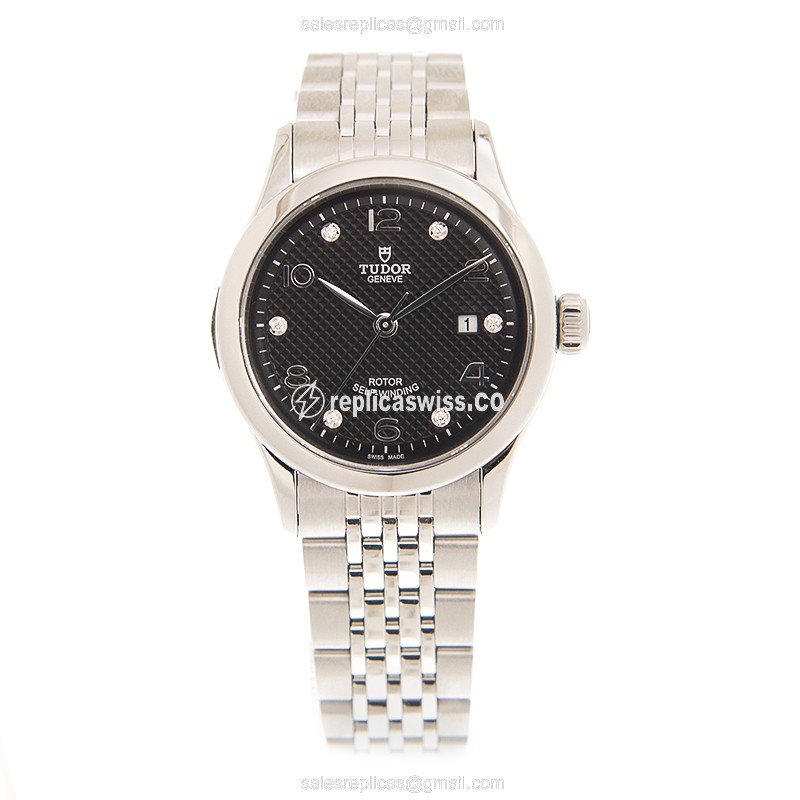 Tudor 1926 Automatic Replica Watch - Steel - Black Dial - View 2
