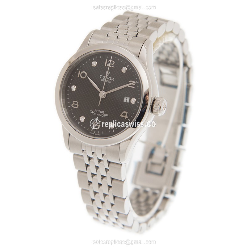 Tudor 1926 Automatic Replica Watch - Steel - Black Dial - View 3
