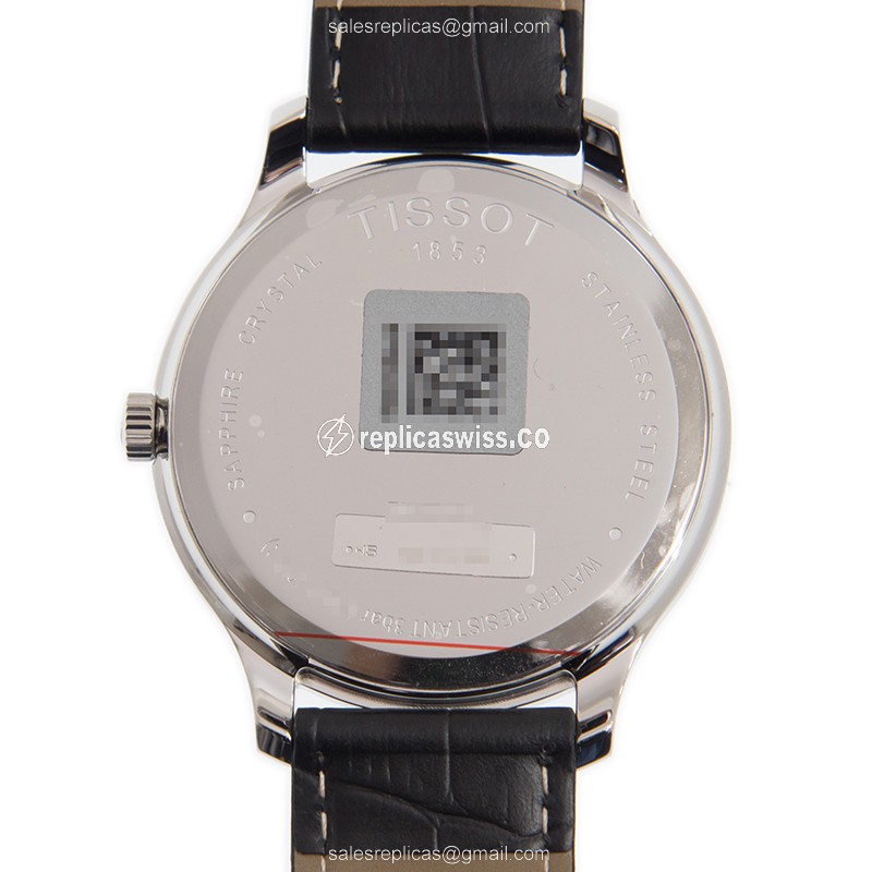 Tissot T-CLASSIC Replica - Quartz - Stainless Steel Case - Black Dial - Black Steel Band - View 3