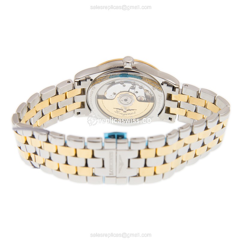 Longines L4.974.3.27.7 Flagship - Automatic - Gold-Plated Case, White Dial - View 4