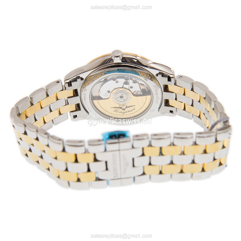 Longines L4.974.3.22.7 Flagship Replica - Automatic - Gold-Plated Case, White Dial - View 4