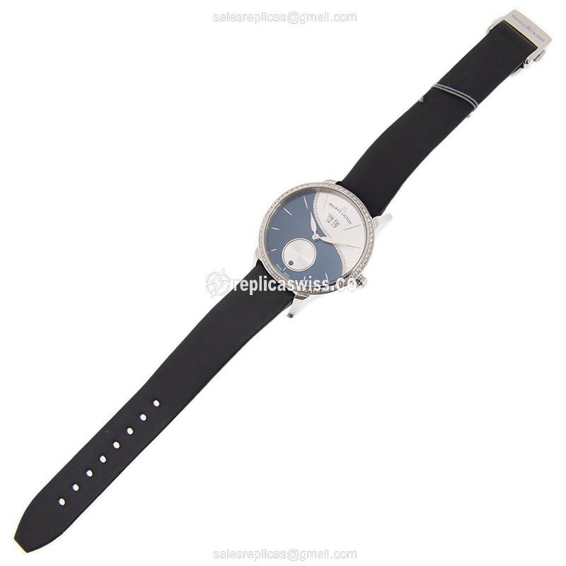 Maurice Lacroix EVIDENZA Automatic - Blue Dial - Leather Strap - White Clasp - View 2