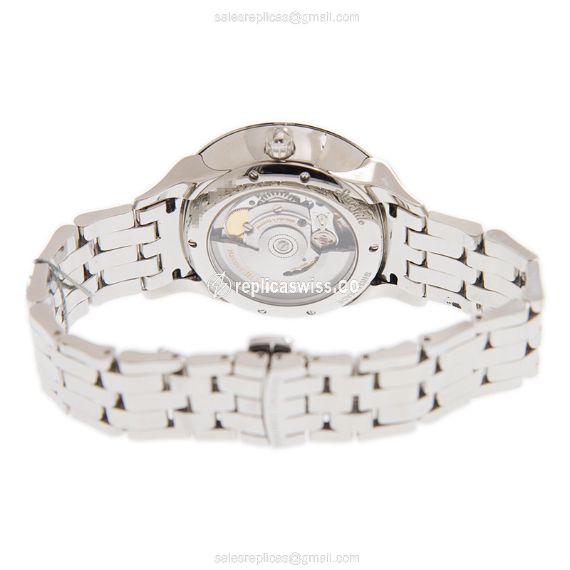 Maurice Lacroix STARSIDE Automatic - Blue Dial - Steel Case - Silver Strap - View 4