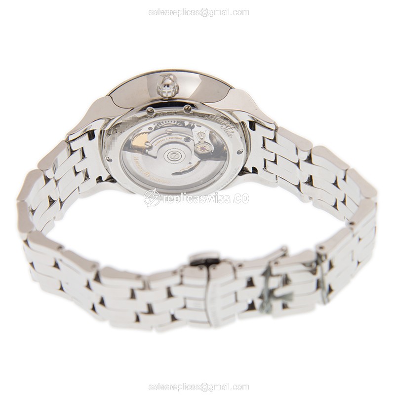 Maurice Lacroix STARSIDE - Auto - Silver Dial - Steel Case - Silver Band - View 4