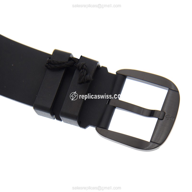 Corum Bubble Replica - Automatic - Black Dial - Stainless Steel - Rubber Strap - View 4