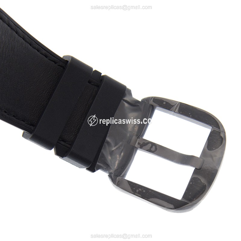 Corum Bubble Replica - Automatic - Stainless Steel - Black Dial - Rubber Strap - Buckle Clasp - View 4