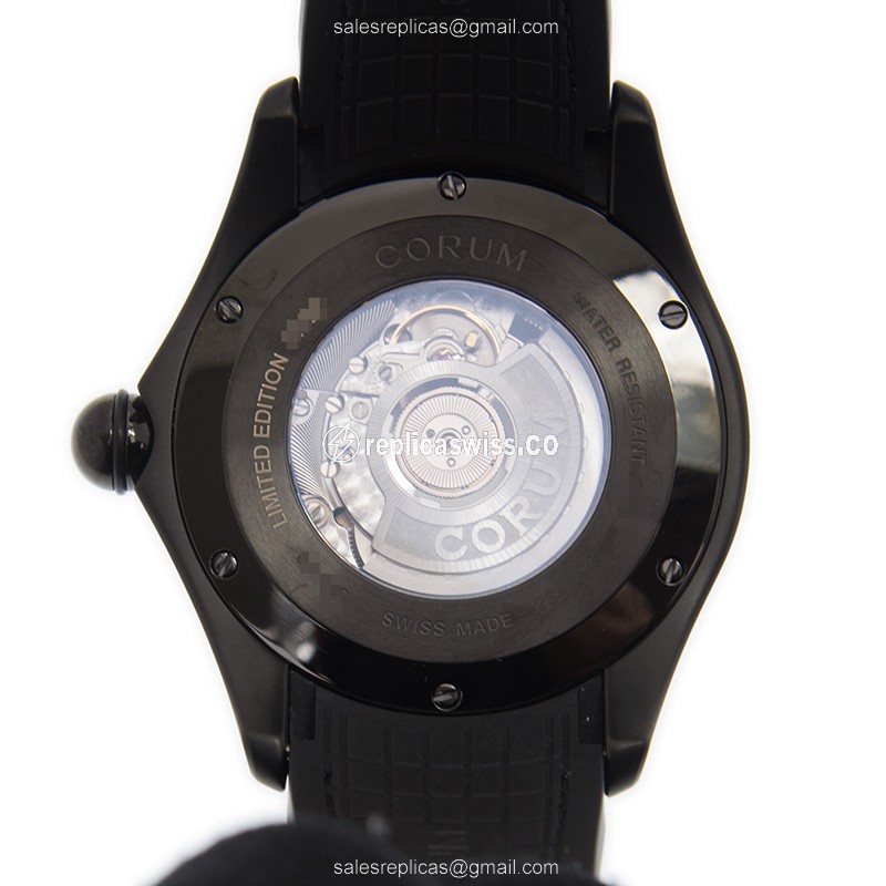 Corum Bubble Replica - Automatic - Green Dial - Leather Green Strap - View 3
