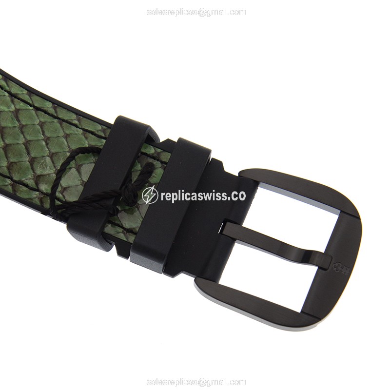 Corum Bubble Replica - Automatic - Green Dial - Leather Green Strap - View 4