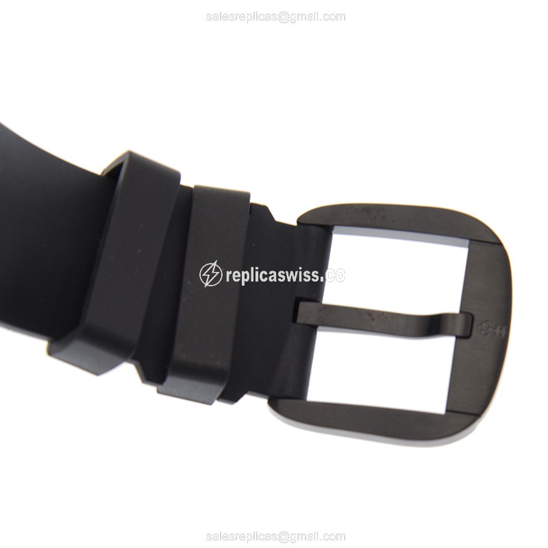 Corum Bubble Replica - Automatic - Steel Case - Black Dial - Rubber Strap - View 4