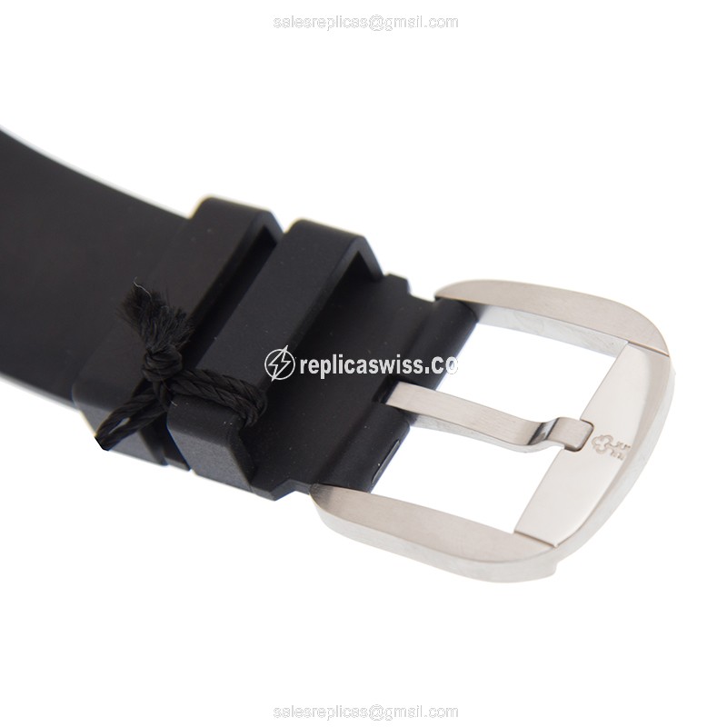 Corum Bubble Replica - Automatic - Steel Case - Black Dial - Black Rubber Strap - View 4