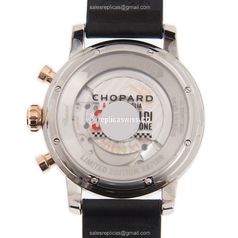 Chopard 168589-6001 MILLE MIGLIA GT XL Automatic 18kt Rose Gold & Steel - View 3