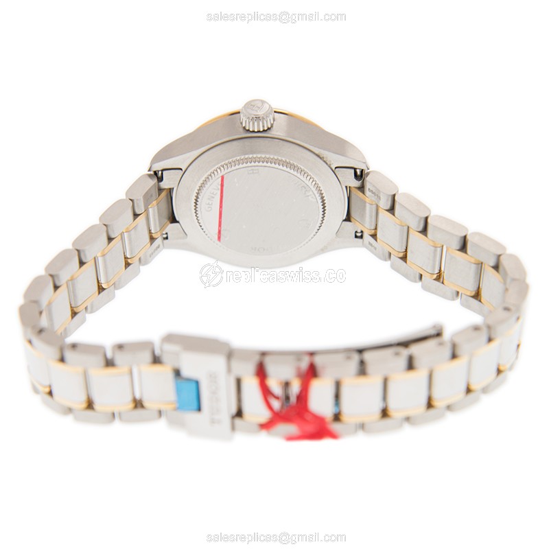 Brand Tudor 12103-65013-369DI-SV - Automatic - 18kt Gold Case - Silver Dial - Gold & Steel Strap - View 4