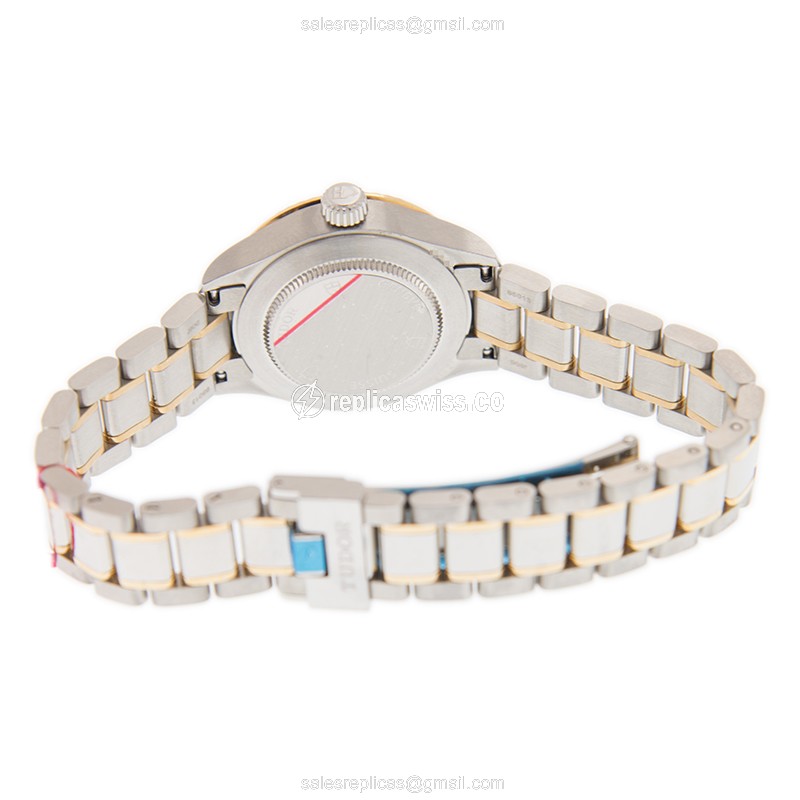 Tudor 12113-65013-369DI-SV Replica - Automatic - 18kt Gold & Steel - Silver Dial - Gold Clasp - View 4