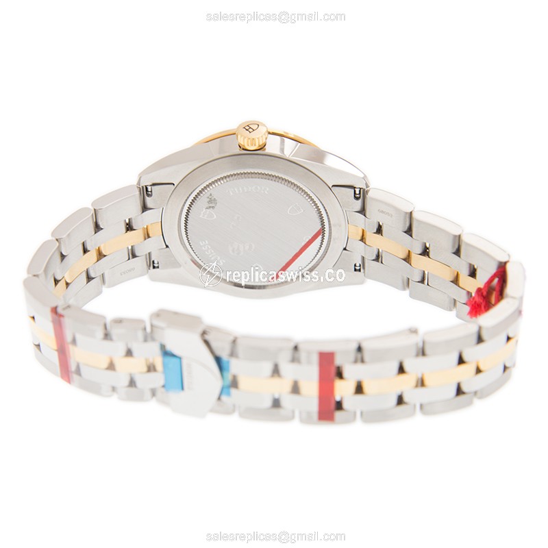Tudor Glamour Date Replica - Automatic - Steel - White Dial - View 4
