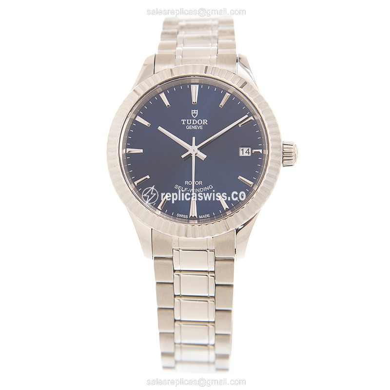 Tudor 12310-65030-BL Automatic Steel Blue Dial Silver Clasp Steel Strap - View 2