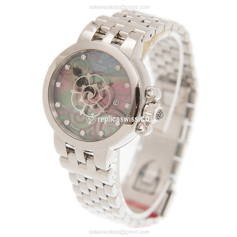 Tudor Clair de Rose Replica - Automatic - Steel - Gray Dial - View 3