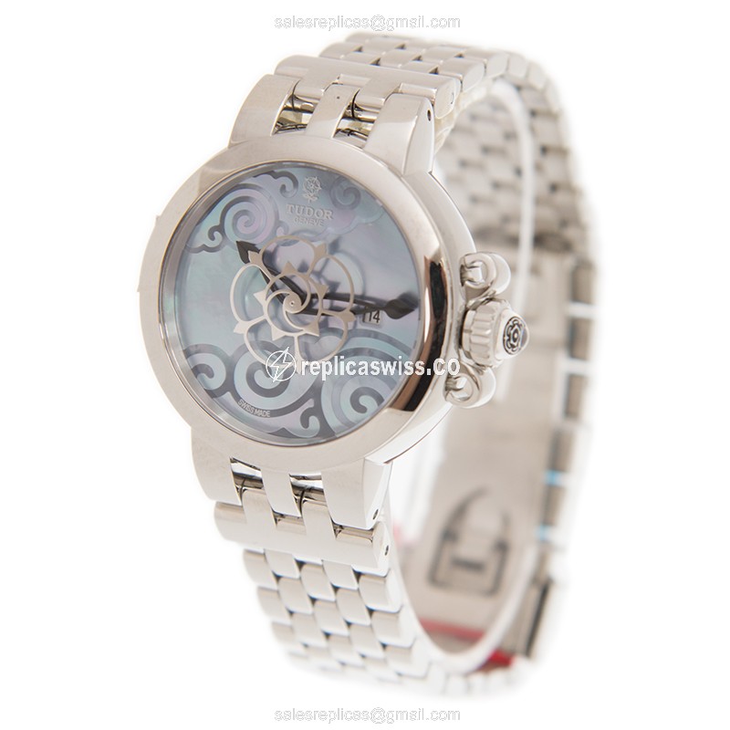 Tudor Clair de Rose Replica Watch - Automatic - Blue Dial - View 3