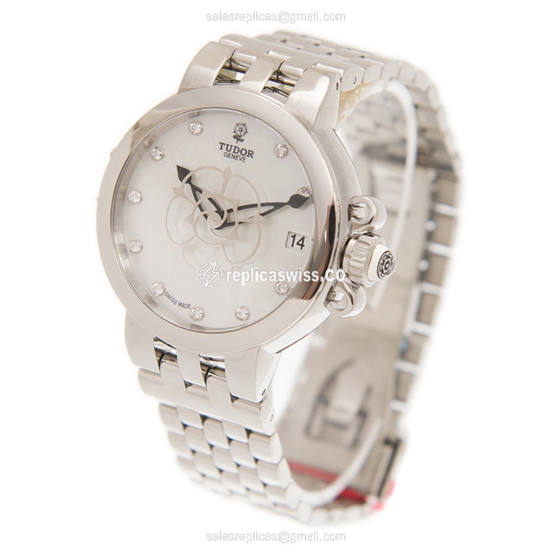 Tudor 35700-65770-NC10DI-WT Automatic Steel - White Dial, Silver Strap - View 3
