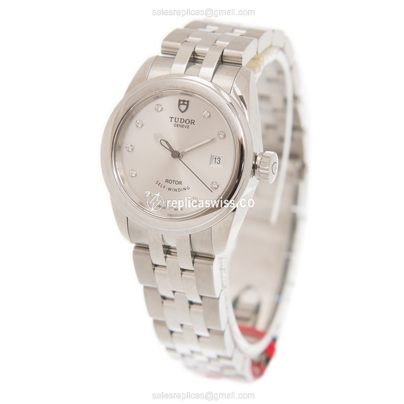 Tudor 51000-68010-10DI-SV GLAMOUR DATE Automatic Steel - View 3