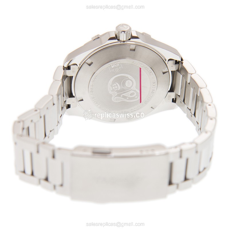 Tag Heuer WAY2111-BA0910 Replica - Automatic - Stainless Steel - White Dial - Silver Clasp - View 4