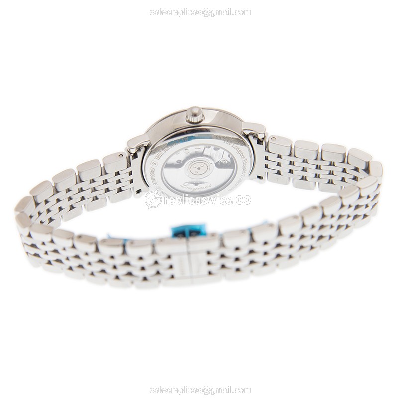 Longines L4.310.4.92.6 Replica - Automatic - Steel Case - Blue Dial on Silver - View 4