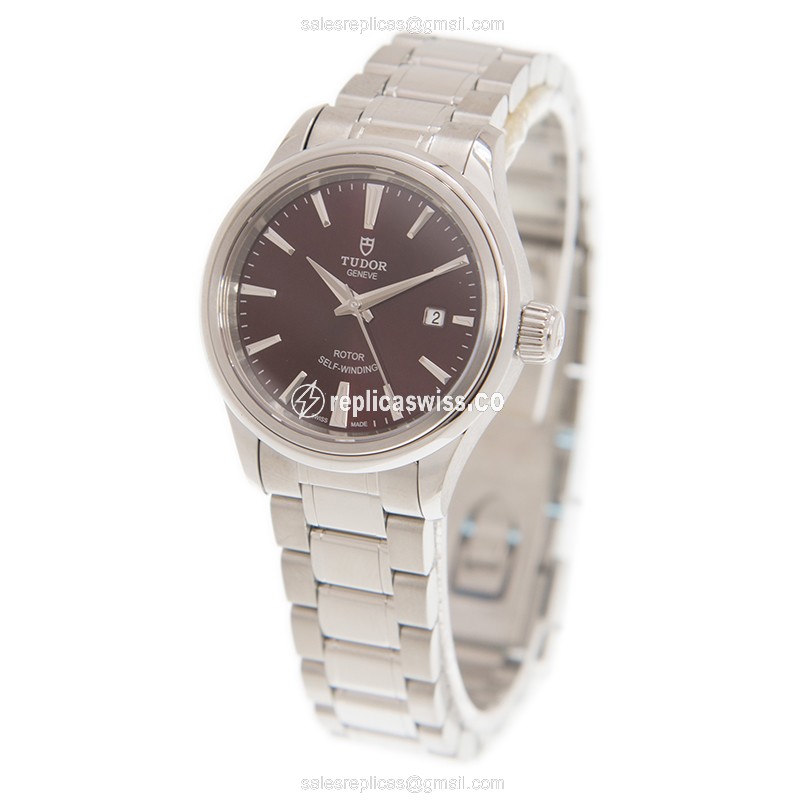 Tudor 12100-65010-PUR Replica - Automatic - Steel - Purple Dial - Silver Clasp - View 2