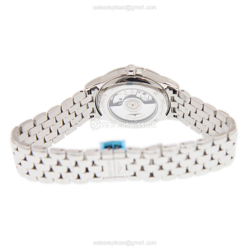 Longines Flagship Replica - Automatic - Steel - Blue Dial - View 4