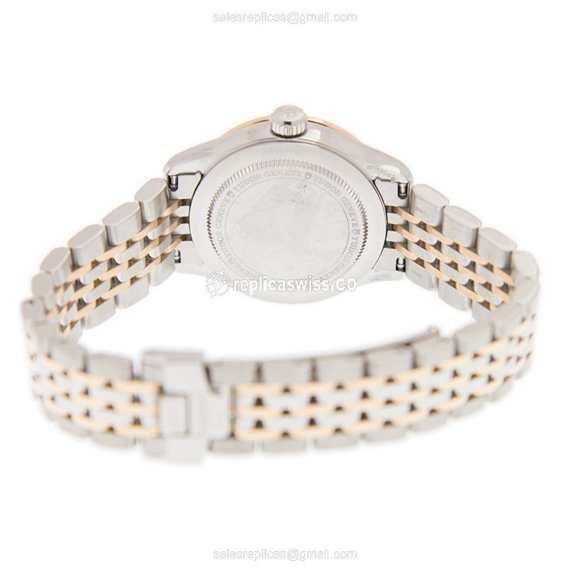 Tudor 1926 Watch - Automatic - Rose Gold & Steel - Silver Dial - View 4