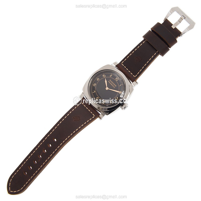 Panerai PAM00790 RADIOMIR - Manual - Steel Case - Brown Dial - Leather Strap - Buckle Clasp - View 2
