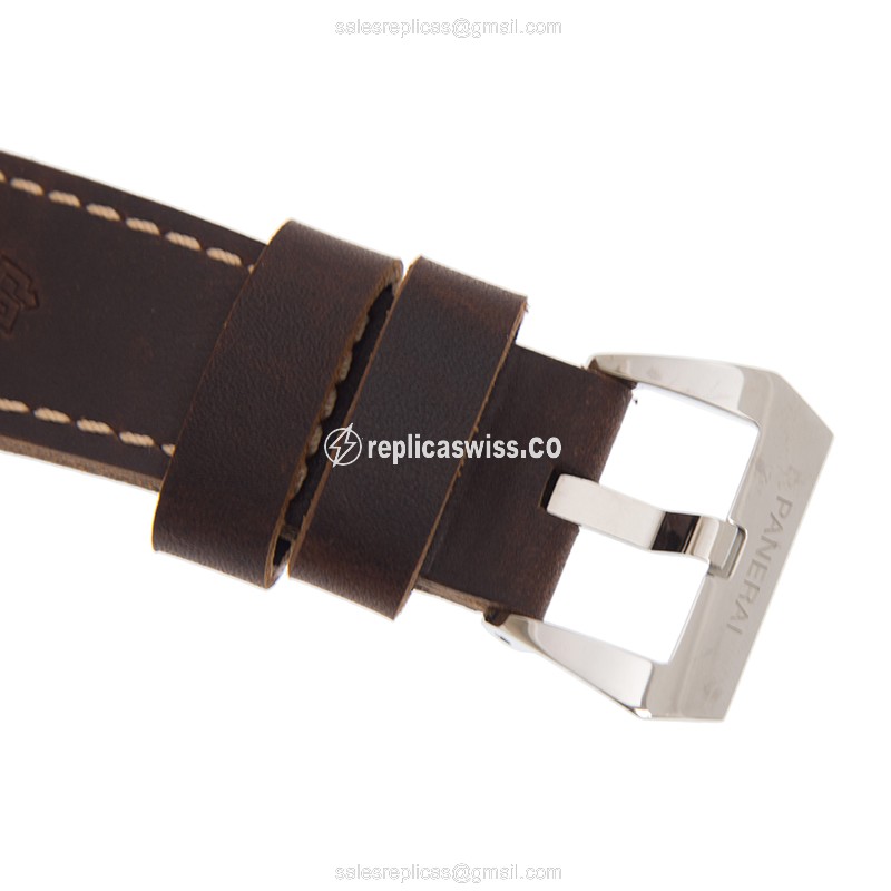 Panerai PAM00790 RADIOMIR - Manual - Steel Case - Brown Dial - Leather Strap - Buckle Clasp - View 4