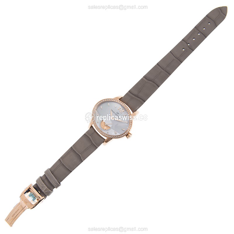 Girard Perregaux 80488D52A251-CK2A CATS EYE - Auto - 18kt Rose Gold - Blue Dial - Diamond Bezel - View 2