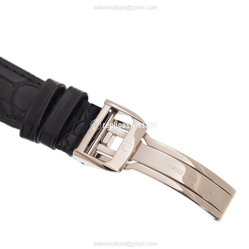 Girard Perregaux 1966 Replica - Automatic - 18kt White Gold - Gray Dial - Black Alligator Strap - View 4