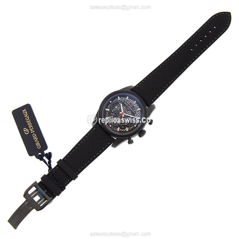 Girard Perregaux COMPETIZIONE Replica - Carbon Fiber - Black Automatic - Sapphire Crystal Clasp - View 2