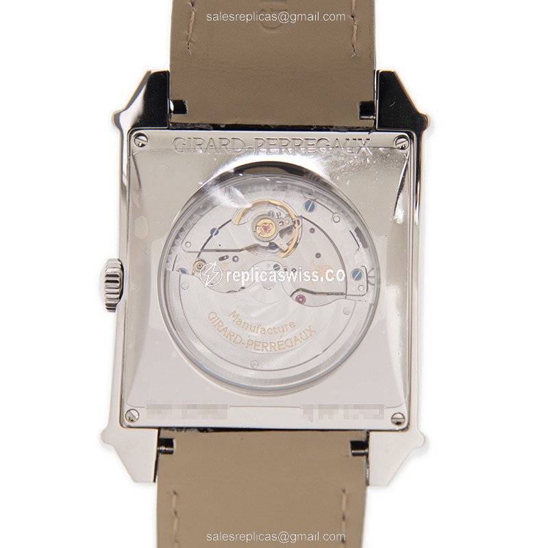 Girard Perregaux 25882-11-121-BB6B Vintage 1945 - Automatic - Stainless Steel - White Dial - Black Alligator Strap - View 3
