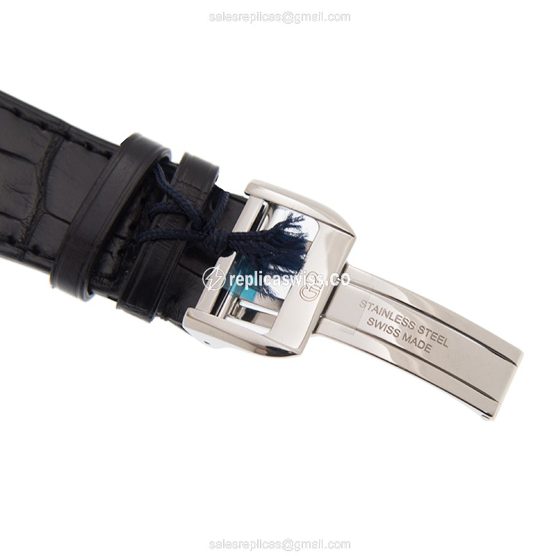 Girard Perregaux 25882-11-121-BB6B Vintage 1945 - Automatic - Stainless Steel - White Dial - Black Alligator Strap - View 4