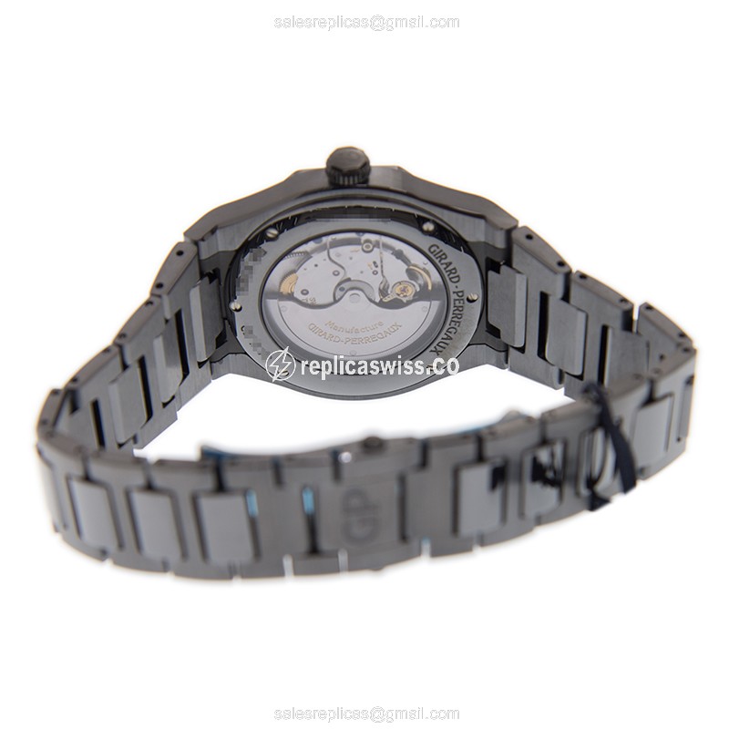 Girard Perregaux 81005-32-631-32A Replica - Automatic - Black Dial - Ceramic Case & Strap - View 4